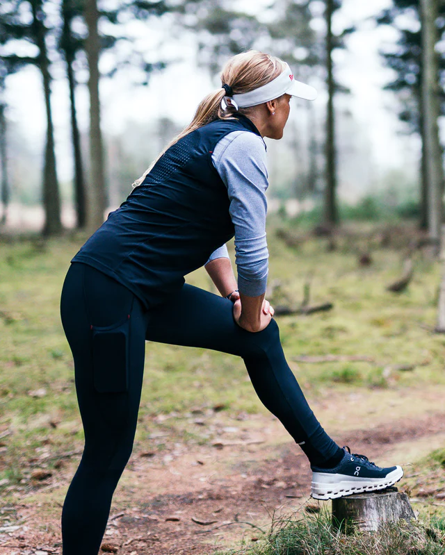 FUSION Womens Gym Tights – Leggings Damen – running green Hamburg