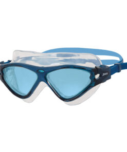 Zoggs TRI VISION MASK - Schwimmbrille - Navy / Blue Tint