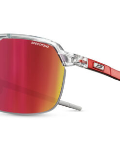 Julbo FREQUENCY Spectron - Performance-Sonnenbrille in Kristall / Rot