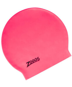 ZOGGS Long Hair Latex Cap - Badekappe Schwimmen - Pink