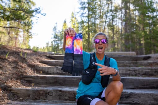 Injinji Trail Midweight Crew - Courtney Crew - Zehen-Laufsocken Courtney Dauwalter Edition – Bild 9